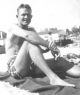 Doug on the beach, 1946